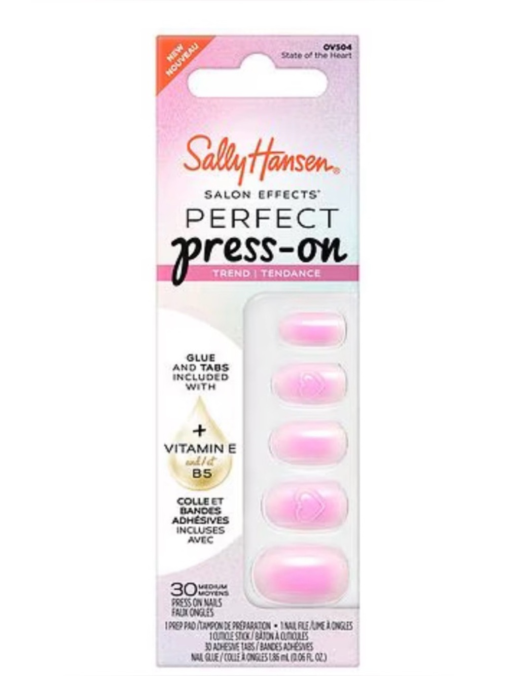 Sally Hansen Perfect Press-On Nails Bundle (5 Sets) – Brand New 💅 - Picture 5 of 7